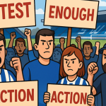 Sheffield Wednesday fan protests